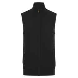 Pull zippé sans manches...
