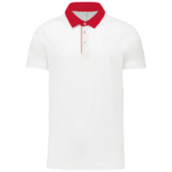 Polo jersey bicolore homme...