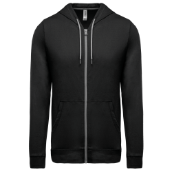Veste coton légère à capuche