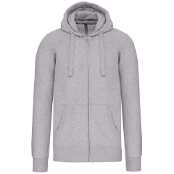 Sweat-shirt zippé capuche...