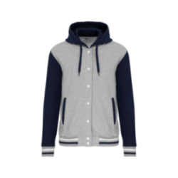 Blouson teddy à capuche...