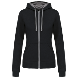 Sweat-shirt zippé capuche...