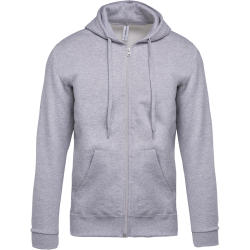Sweat-shirt zippé capuche...