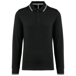 Polo maille piquée manches...