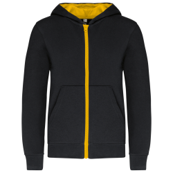Sweat-shirt zippé capuche...