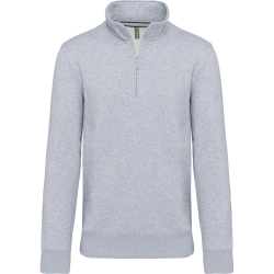 Sweat-shirt col zippé homme