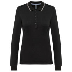 Polo maille piquée manches...