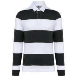 Polo rugby rayé manches...