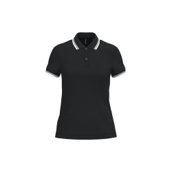 Polo femme manches courtes...