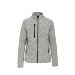 Veste zippée chinée femme...