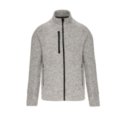 Veste zippée chinée homme...