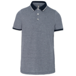 Polo bicolore homme Coton...