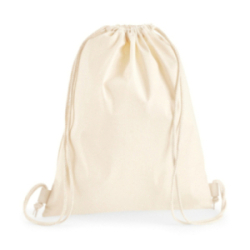 Sac de gym en coton premium...