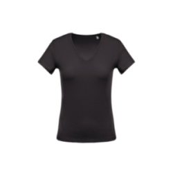 T-shirt col v manches...