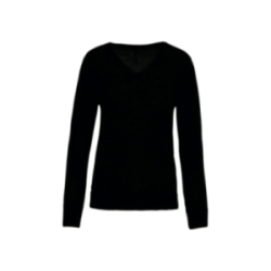 Pullover mérinos col v...