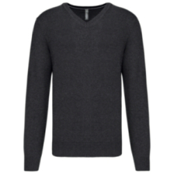 Pullover premium col v...
