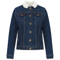 Veste denim doublée sherpa...