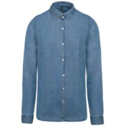 Chemise denim homme Coton...