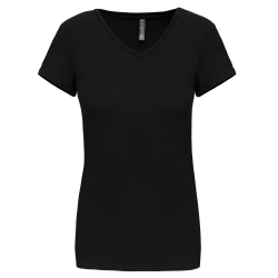 T-shirt col V manches...