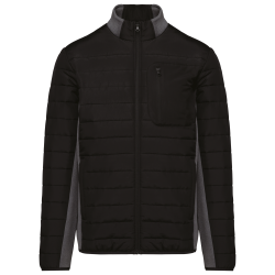 Veste bi-matière homme