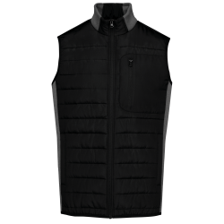 Bodywarmer bi-matière homme