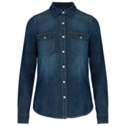 Chemise denim manches...