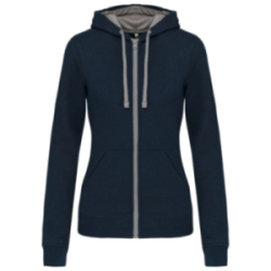 Sweat-shirt zippé capuche...