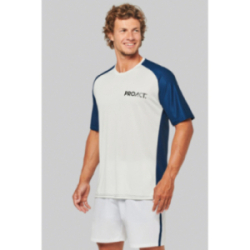 T-shirt de padel bicolore à...