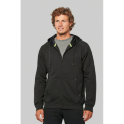 Veste zippée à capuche...
