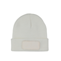 Bonnet recyclé avec patch...