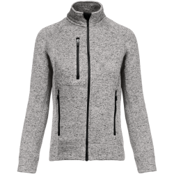 Veste zippée chinée femme