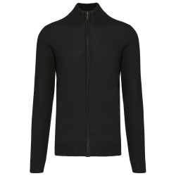 Cardigan zippé homme