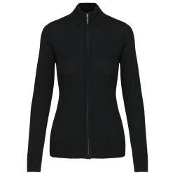 Cardigan zippé femme