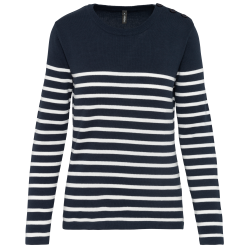 Pull marin femme