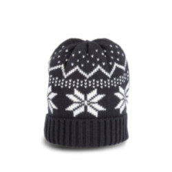 Bonnet à motifs noël...