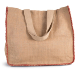 Sac en jute avec coutures...