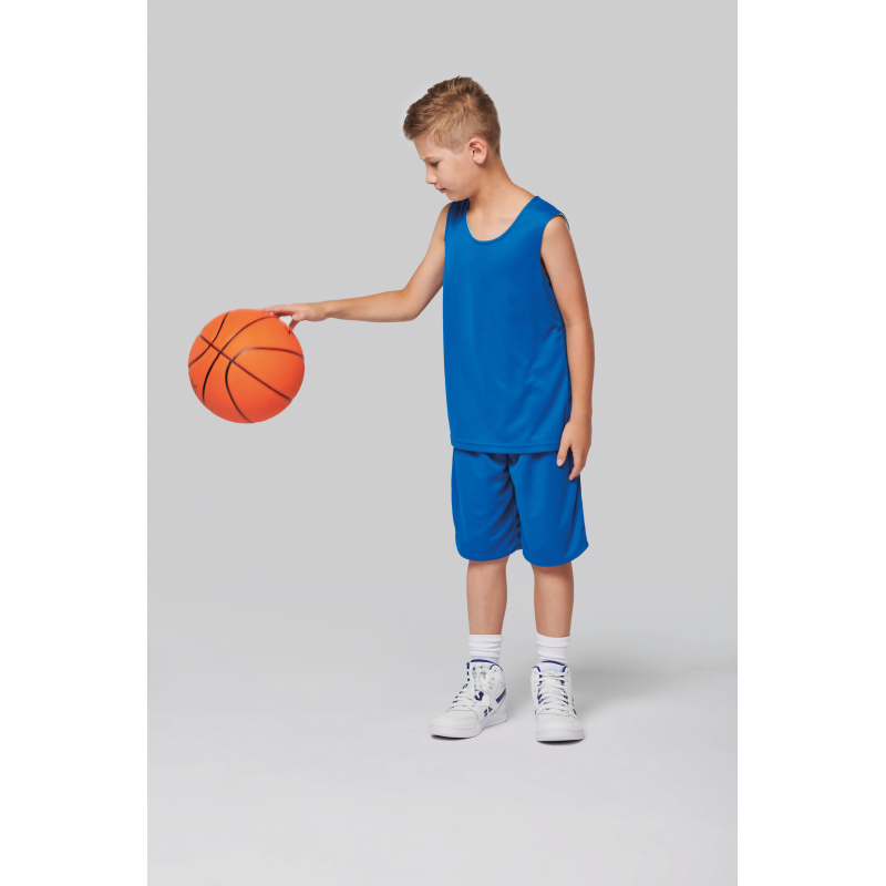 Kit short et maillot de basket enfant - Réversible