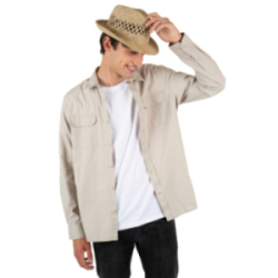 Chapeau panama tréssé Fibre...