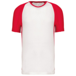 T-shirt de sport bicolore...