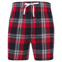 Short à motif tartan Coton...