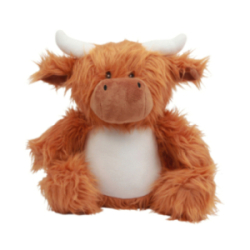 Peluche zippée vache...