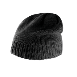 Bonnet bordure côtelée