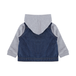 Veste en jean à capuche enfant
