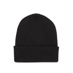 Bonnet côtelé avec revers