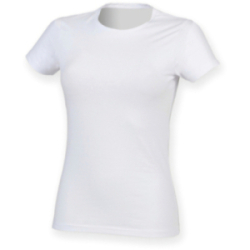 T-shirt femme col rond feel...
