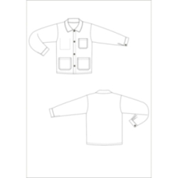 Veste de travail p/cvert