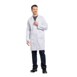 Blouse enfant cot blanc press.