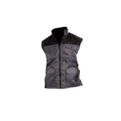 Gilet ripstop gris/noir