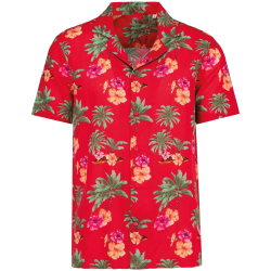 Chemise imprimé hawaïen homme