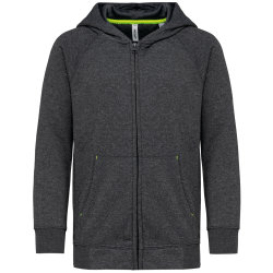 Veste zippée à capuche enfant